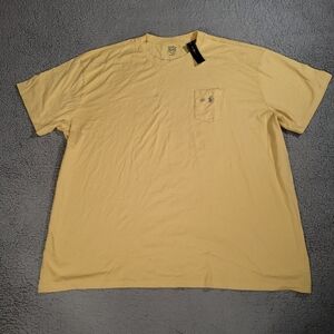 Ralph Lauren Shirt Mens 5XB Crewneck Blue Pony Pocket Pullover